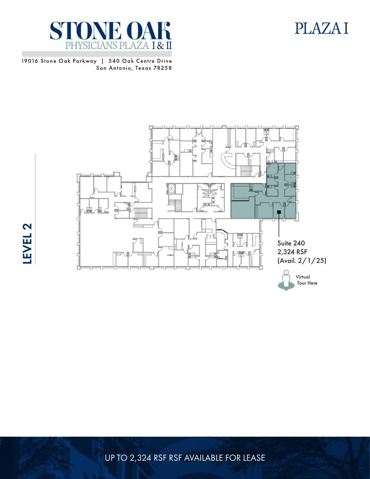 19016 Stone Oak Pky, San Antonio, TX for lease Floor Plan- Image 1 of 1