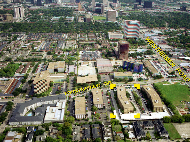 2636 Fountain View Dr, Houston, TX for sale - Aerial - Image 2 of 4