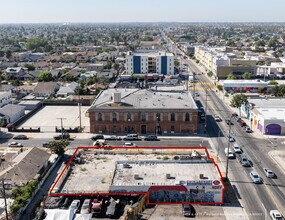 4424-4428 S Western Ave, Los Angeles, CA - aerial  map view