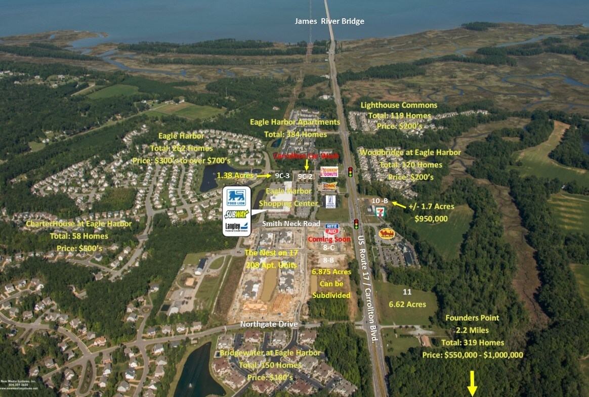 Carrollton Blvd, Carrollton, VA for sale Aerial- Image 1 of 1