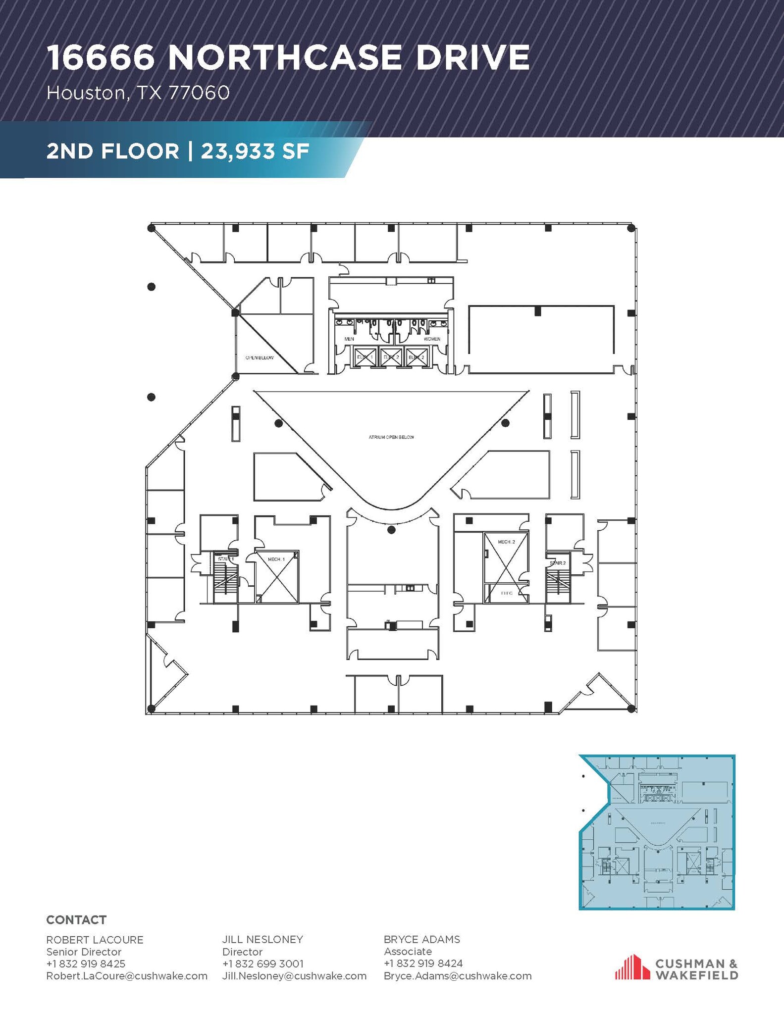 16666 Northchase Dr, Houston, TX for lease Floor Plan- Image 1 of 1