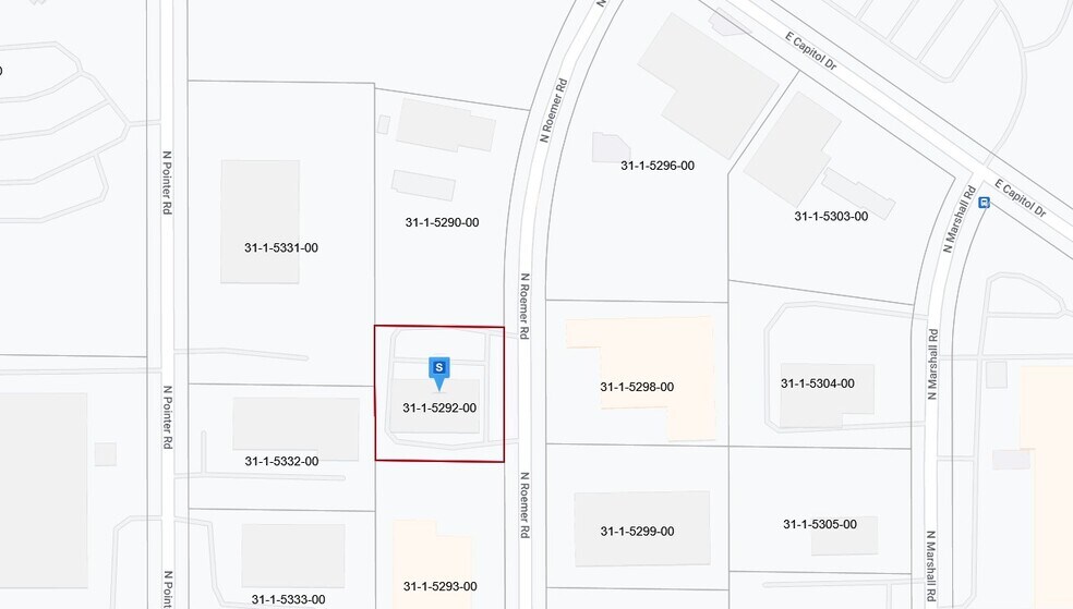 3115 N Roemer Rd, Appleton, WI for lease - Plat Map - Image 2 of 11