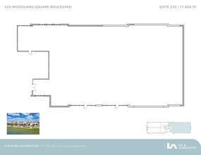 525 Woodland Square Blvd, Conroe, TX for lease Floor Plan- Image 1 of 1