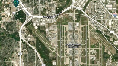 720 Industrial Blvd, Grapevine, TX - AERIAL map view