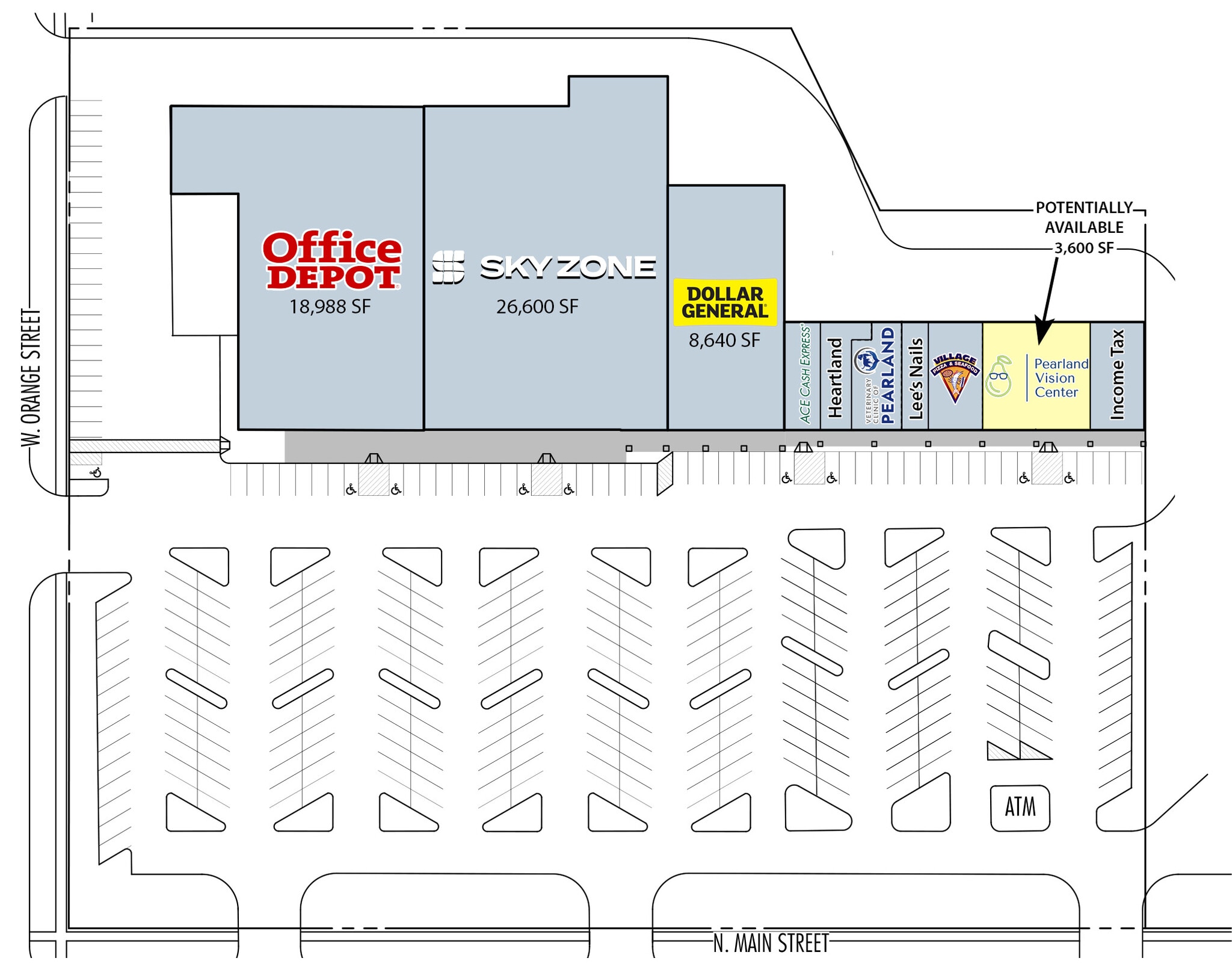2004-2032 N Main St, Pearland, TX for lease Site Plan- Image 1 of 1