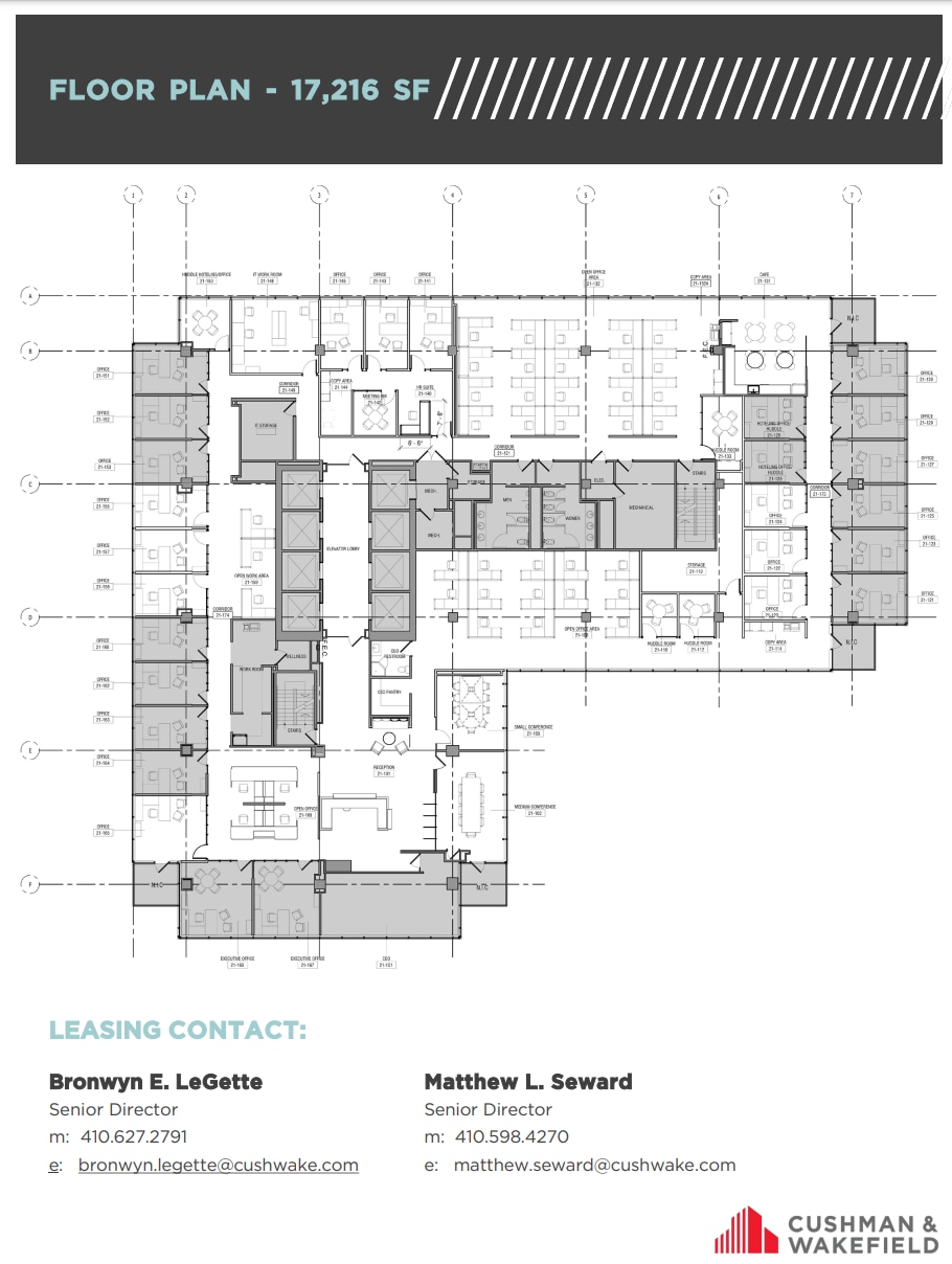 111 S Calvert St, Baltimore, MD for lease Floor Plan- Image 1 of 1