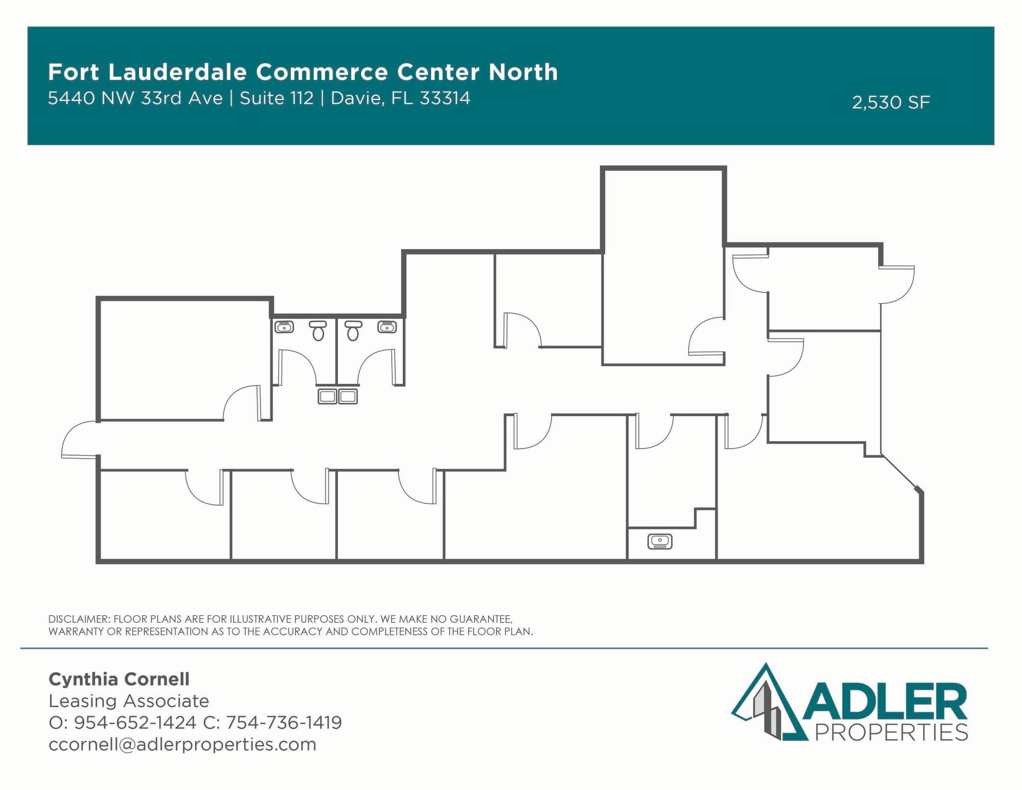 5440 NW 33rd Ave, Fort Lauderdale, FL for lease Floor Plan- Image 1 of 10