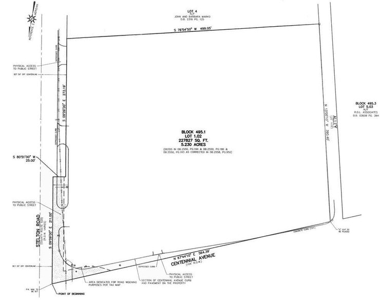 1028 Stelton Rd, Piscataway, NJ for sale - Site Plan - Image 3 of 3