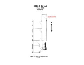 2000 P St NW, Washington, DC for lease Floor Plan- Image 1 of 8