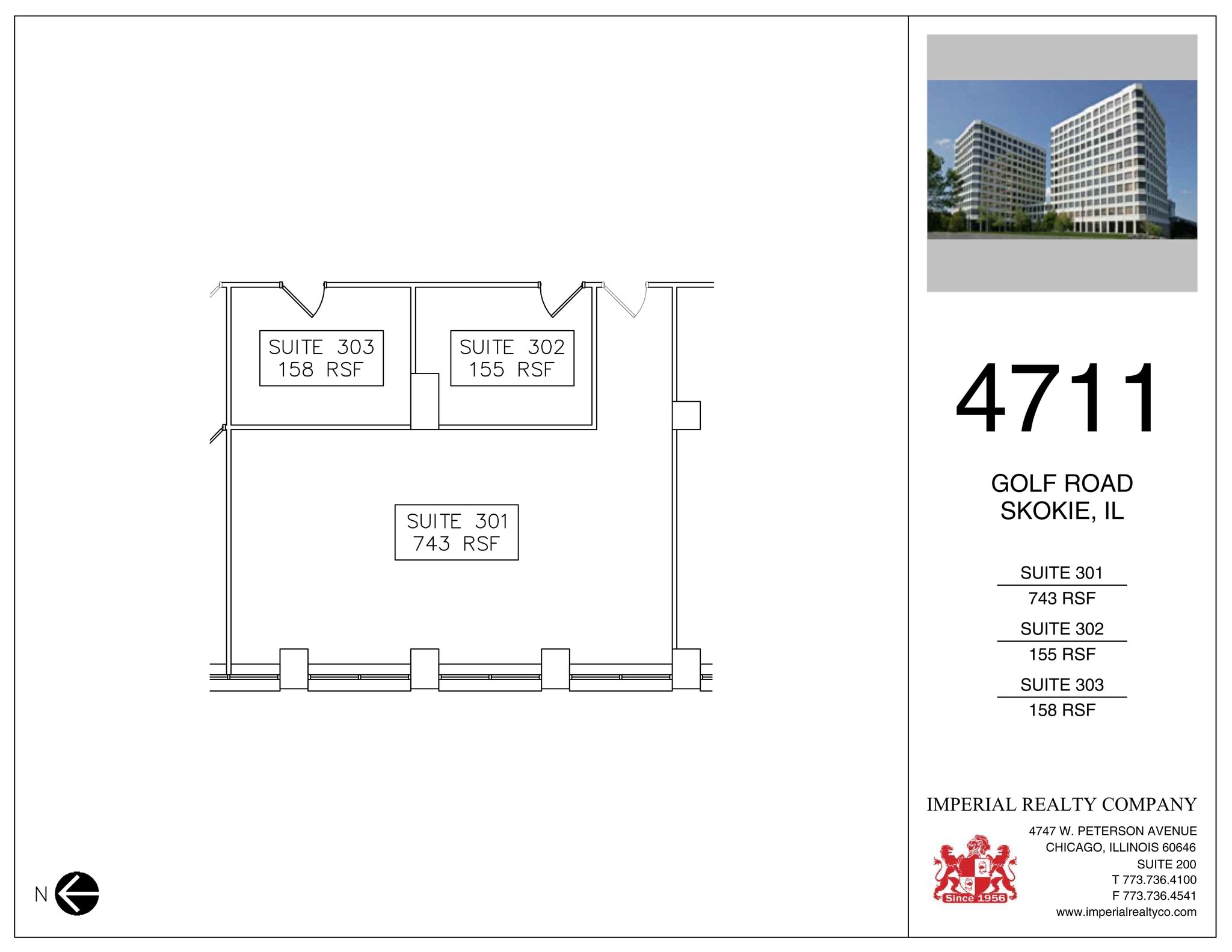 4709-4711 Golf Rd, Skokie, IL for lease Site Plan- Image 1 of 1