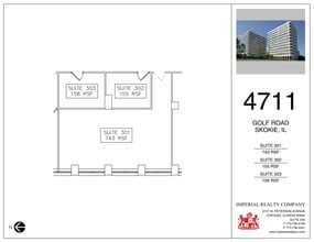 4709-4711 Golf Rd, Skokie, IL for lease Site Plan- Image 1 of 1