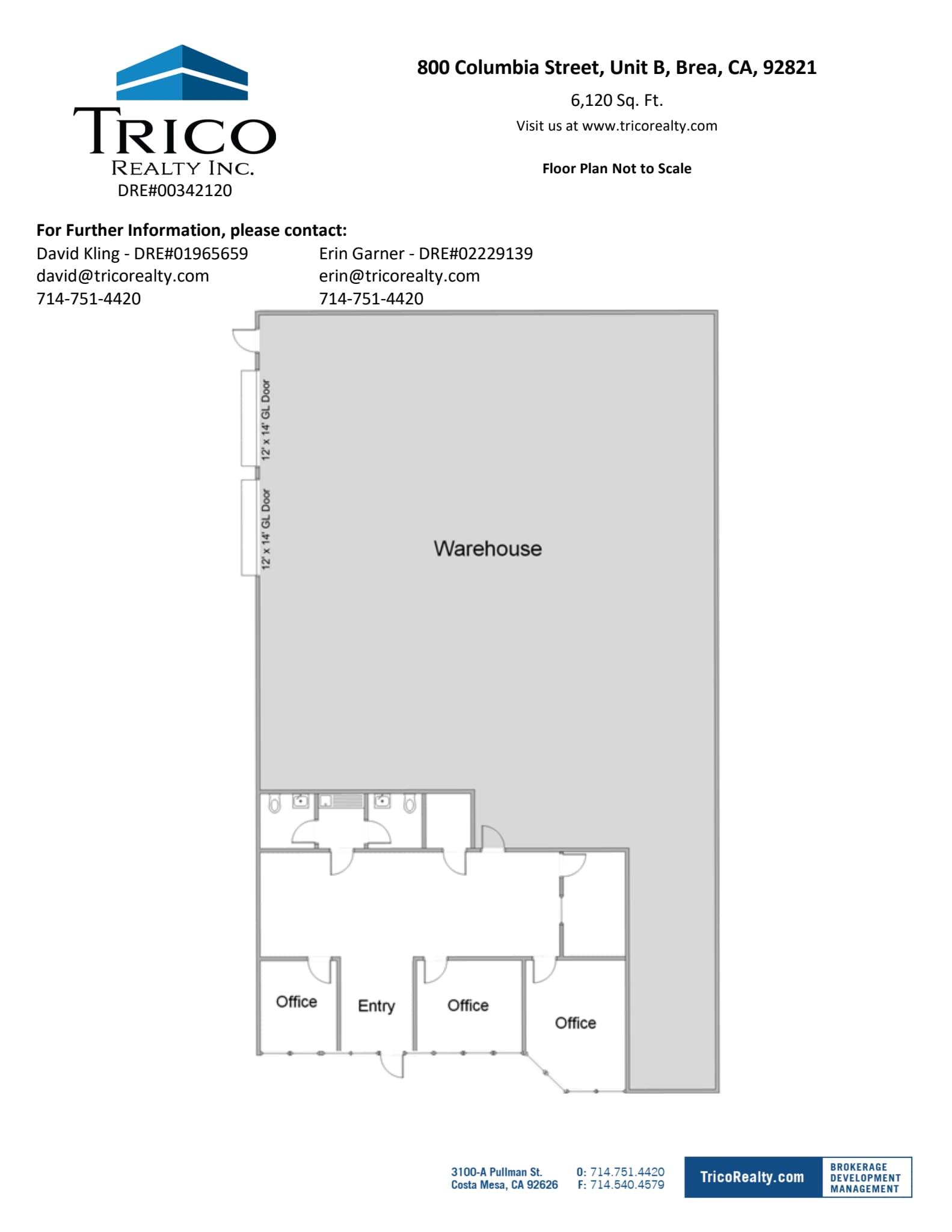 800 Columbia St, Brea, CA for lease Floor Plan- Image 1 of 1