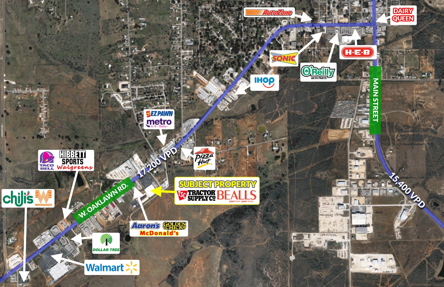 1715 W Oaklawn Dr, Pleasanton, TX 78064 Retail for Lease
