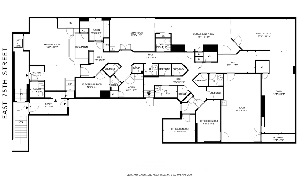 3 E 75th St, New York, NY for lease - Floor Plan - Image 2 of 11