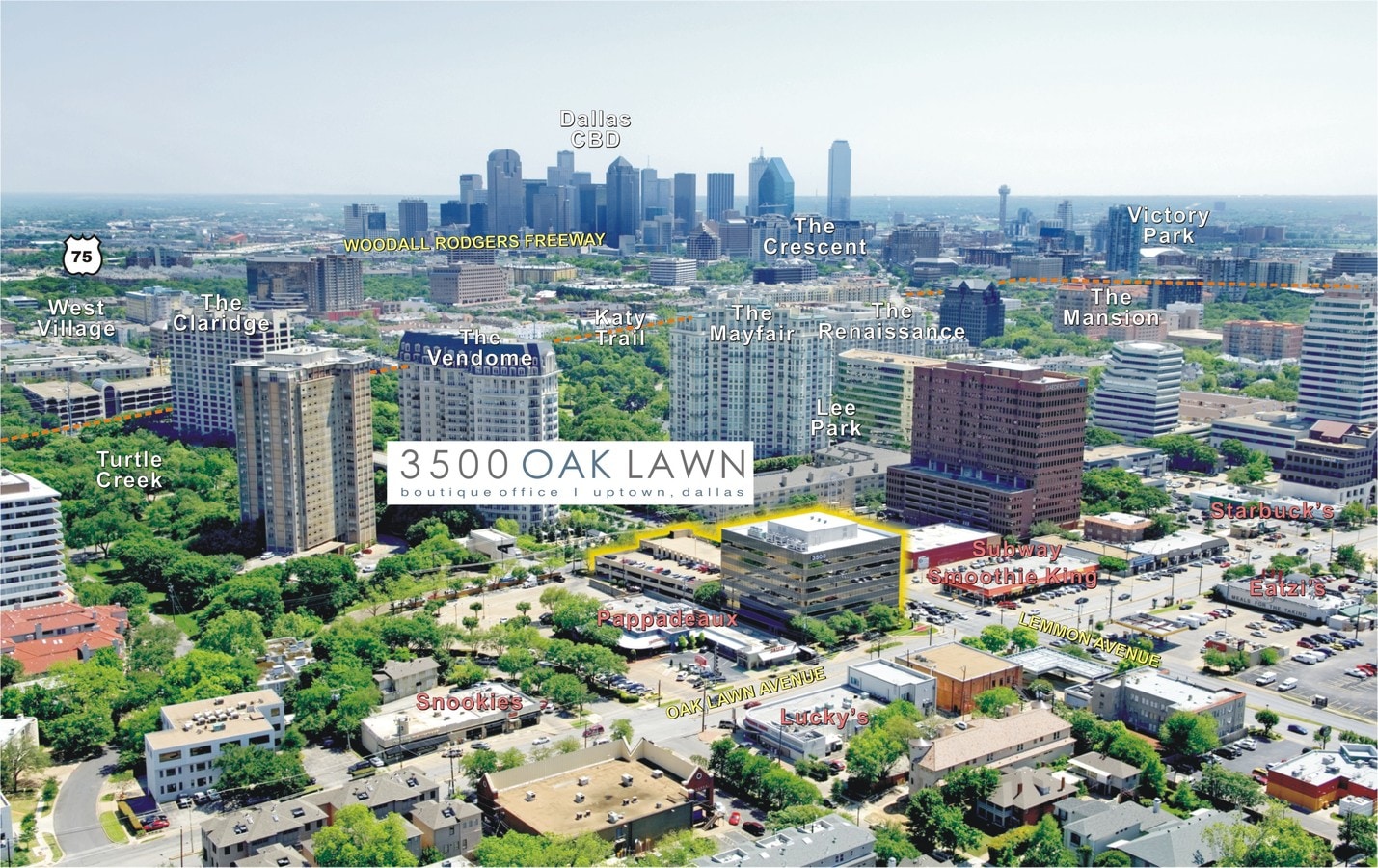 3500 Oak Lawn Ave, Dallas, TX, 75219 Office Space For Lease