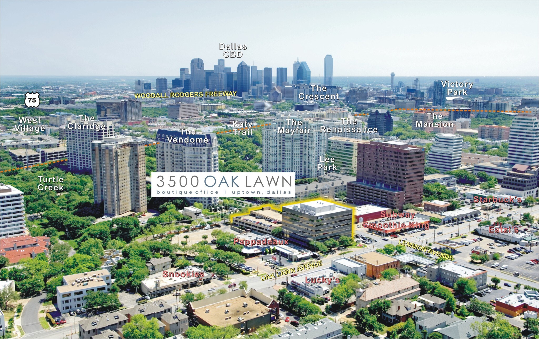 3500 Oak Lawn Ave, Dallas, TX 75219 Office for Lease