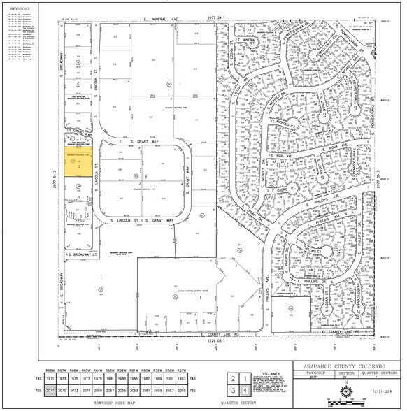 8089 S Lincoln St, Littleton, CO for lease - Plat Map - Image 2 of 52