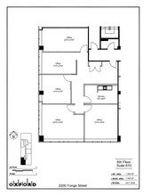 2200 Yonge St, Toronto, ON for lease Floor Plan- Image 1 of 1