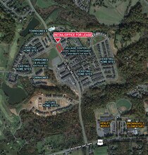 1005 Heathercroft Cir, Crozet, VA - aerial  map view