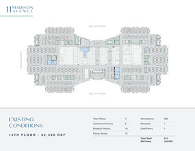 11 Madison Ave, New York, NY for lease Floor Plan- Image 2 of 2