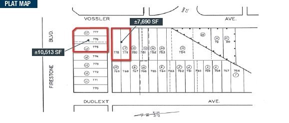 4816-4820 Firestone Blvd, South Gate, CA for lease - Plat Map - Image 2 of 2