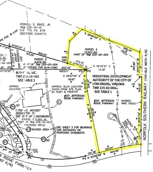 201 Jefferson Ridge Pky, Lynchburg, VA for sale - Plat Map - Image 2 of 2