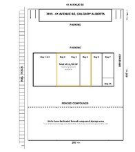 3815 61st Ave SE, Calgary, AB for lease Floor Plan- Image 1 of 1