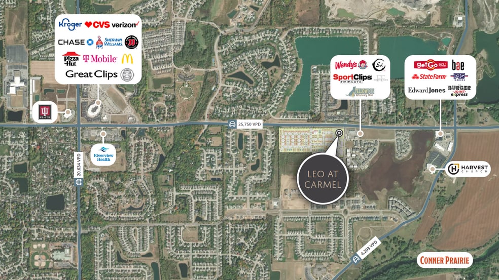 SW corner of 146th Street and Community Drive St, Carmel, IN for sale - Building Photo - Image 2 of 2