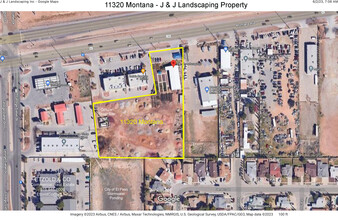 11320 Montana Ave, El Paso, TX - aerial  map view