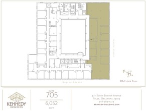 321 S Boston Ave, Tulsa, OK for lease Floor Plan- Image 1 of 1