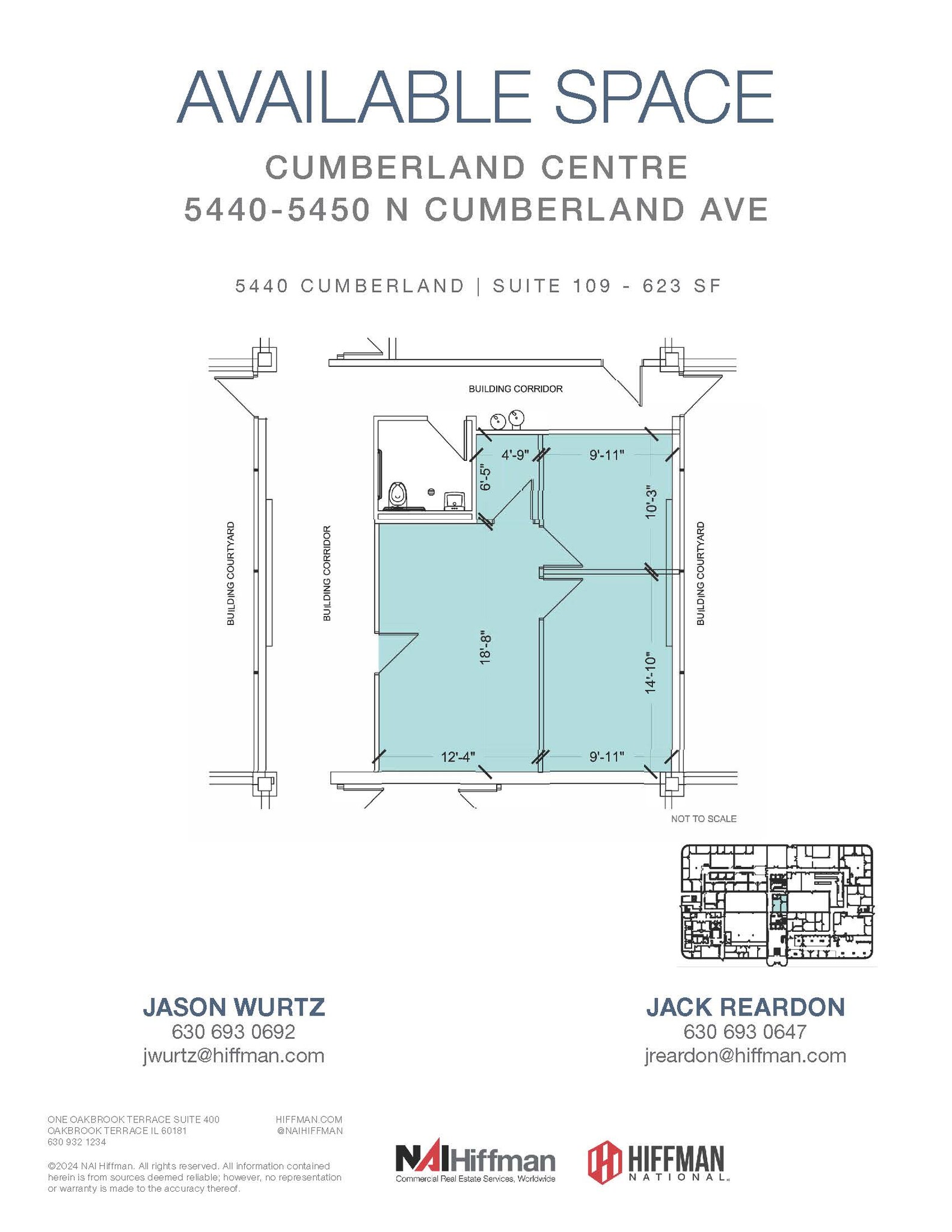 5440 N Cumberland Ave, Chicago, IL for lease Floor Plan- Image 1 of 1