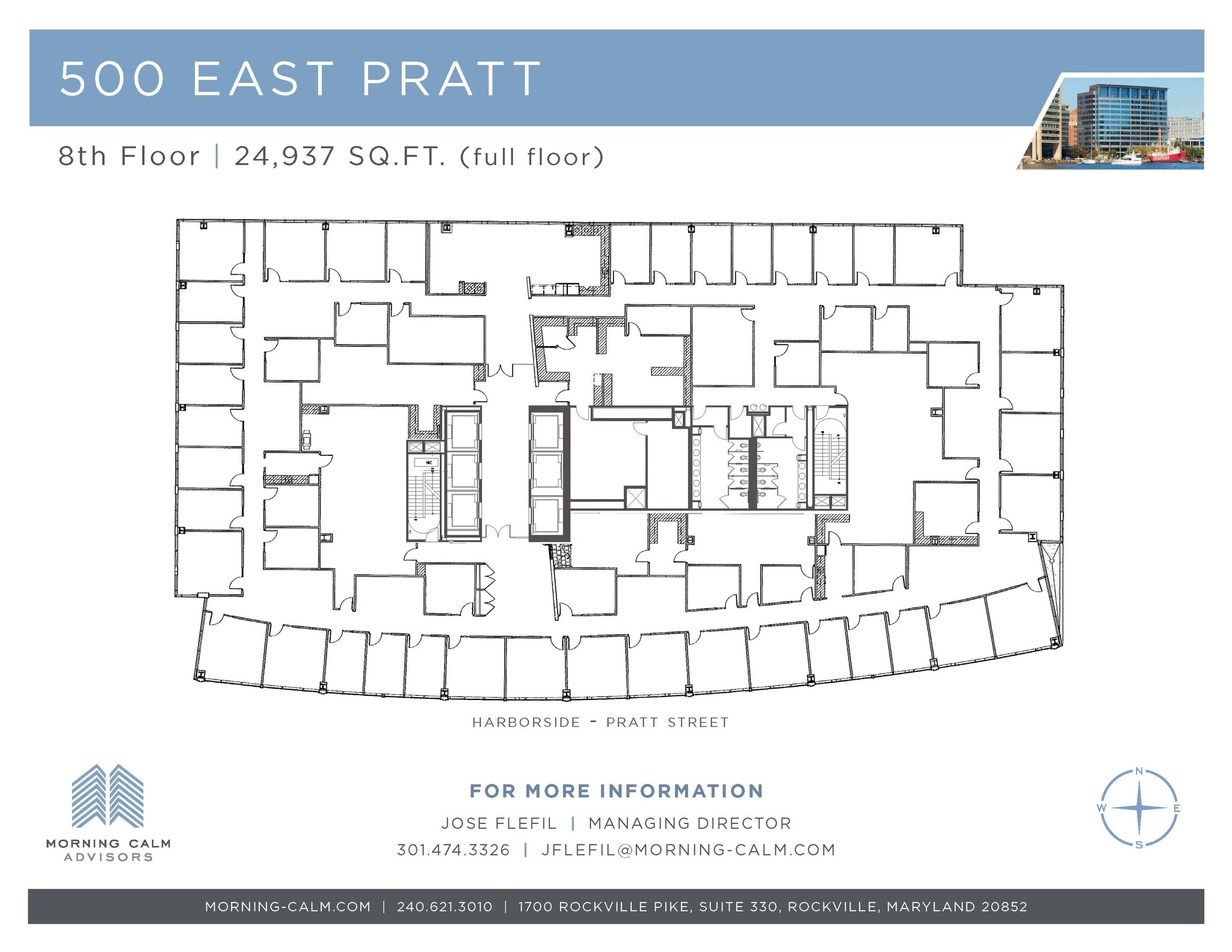 500 E Pratt St, Baltimore, MD for lease Floor Plan- Image 1 of 1