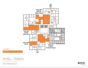 2203 Timberloch Pl, The Woodlands, TX for lease Floor Plan- Image 1 of 1