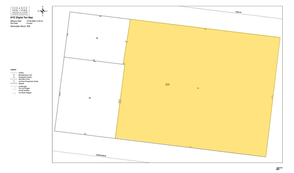 345 Hudson St, New York, NY for sale - Plat Map - Image 1 of 1