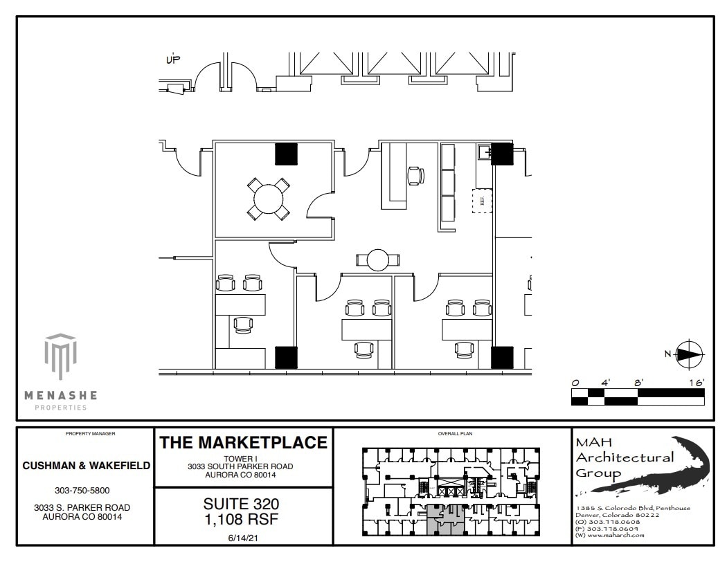 3025 S Parker Rd, Aurora, CO for lease Floor Plan- Image 1 of 1