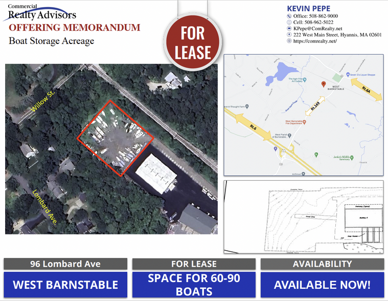 96 Lombard Ave, West Barnstable, MA for lease - Building Photo - Image 1 of 1