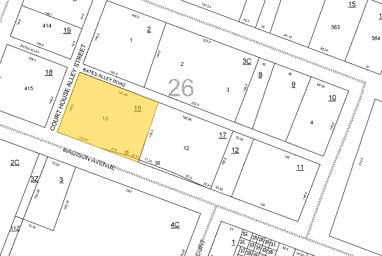 200 Madison Ave, Memphis, TN for sale - Plat Map - Image 1 of 1