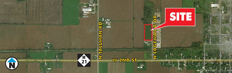 1251 N Edgewood Dr, Fowler, MI for sale - Building Photo - Image 1 of 1