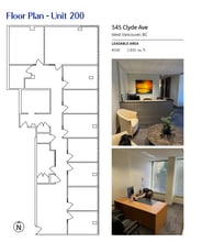 545 Clyde Ave, West Vancouver, BC for lease Floor Plan- Image 2 of 2
