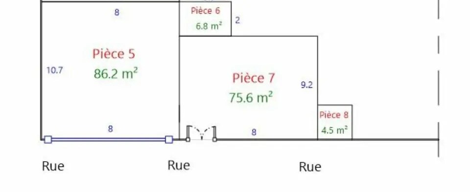 Retail in Saint-Thibault-des-Vignes for lease - Floor Plan - Image 2 of 5