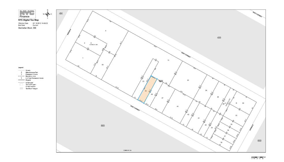 175 E Third St, New York, NY for sale - Plat Map - Image 3 of 3