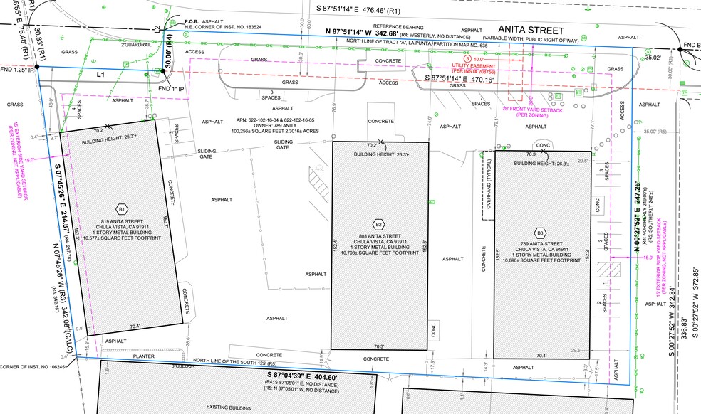 819 Anita St, Chula Vista, CA for lease - Site Plan - Image 2 of 9