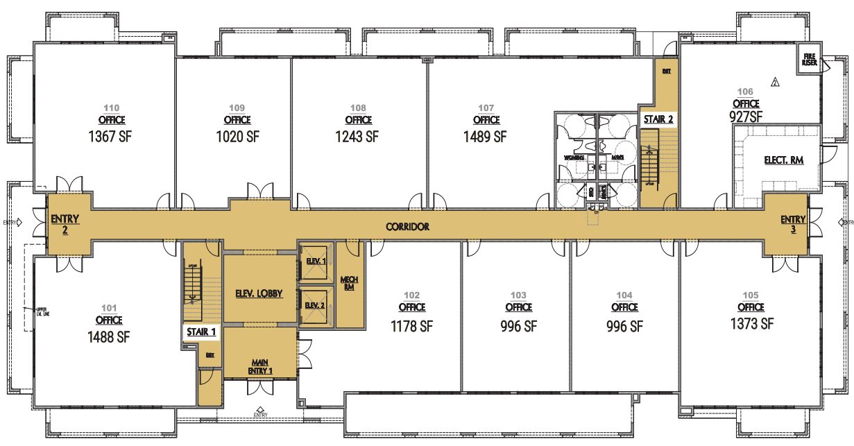 5624 Philadelphia St, Chino, CA 91710 - Unit 109 -  - Floor Plan - Image 1 of 1