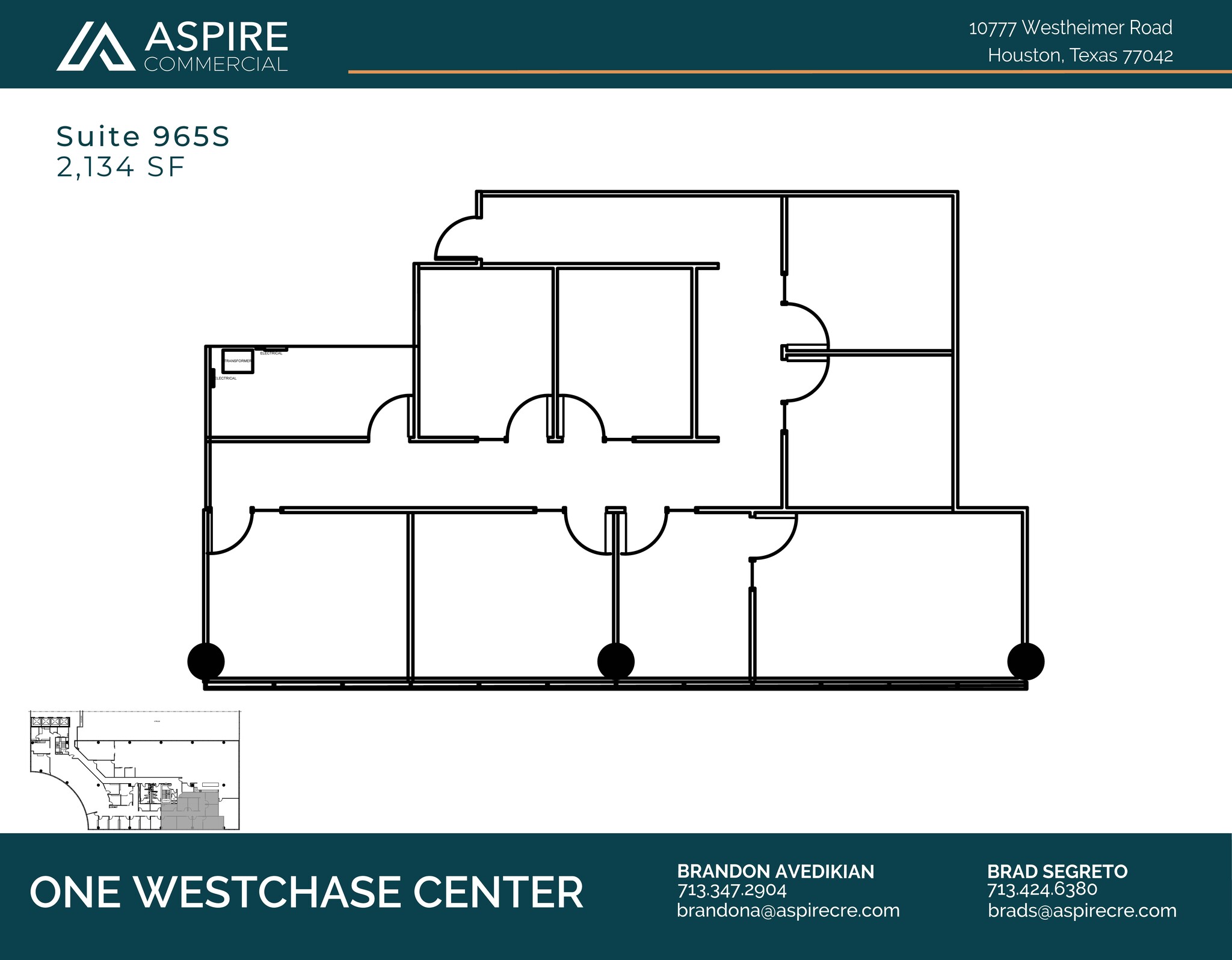 10777 Westheimer Rd, Houston, TX for lease Floor Plan- Image 1 of 1