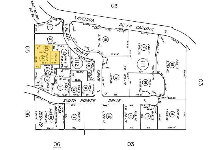 23113 Plaza Pointe Dr, Laguna Hills, CA for sale - Plat Map - Image 1 of 1