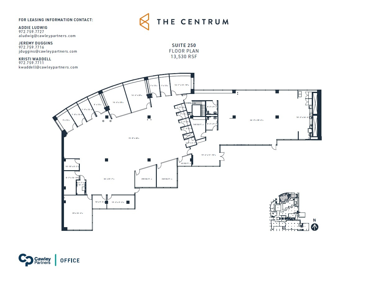 3102 Oak Lawn Ave, Dallas, TX for lease Floor Plan- Image 1 of 5