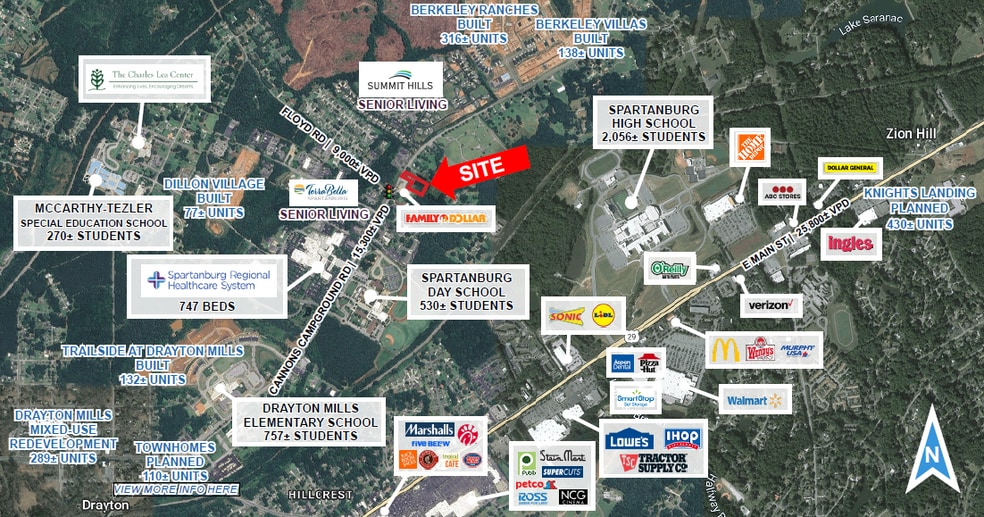 1841 Cannons Campground Rd, Spartanburg, SC for lease - Building Photo - Image 2 of 3