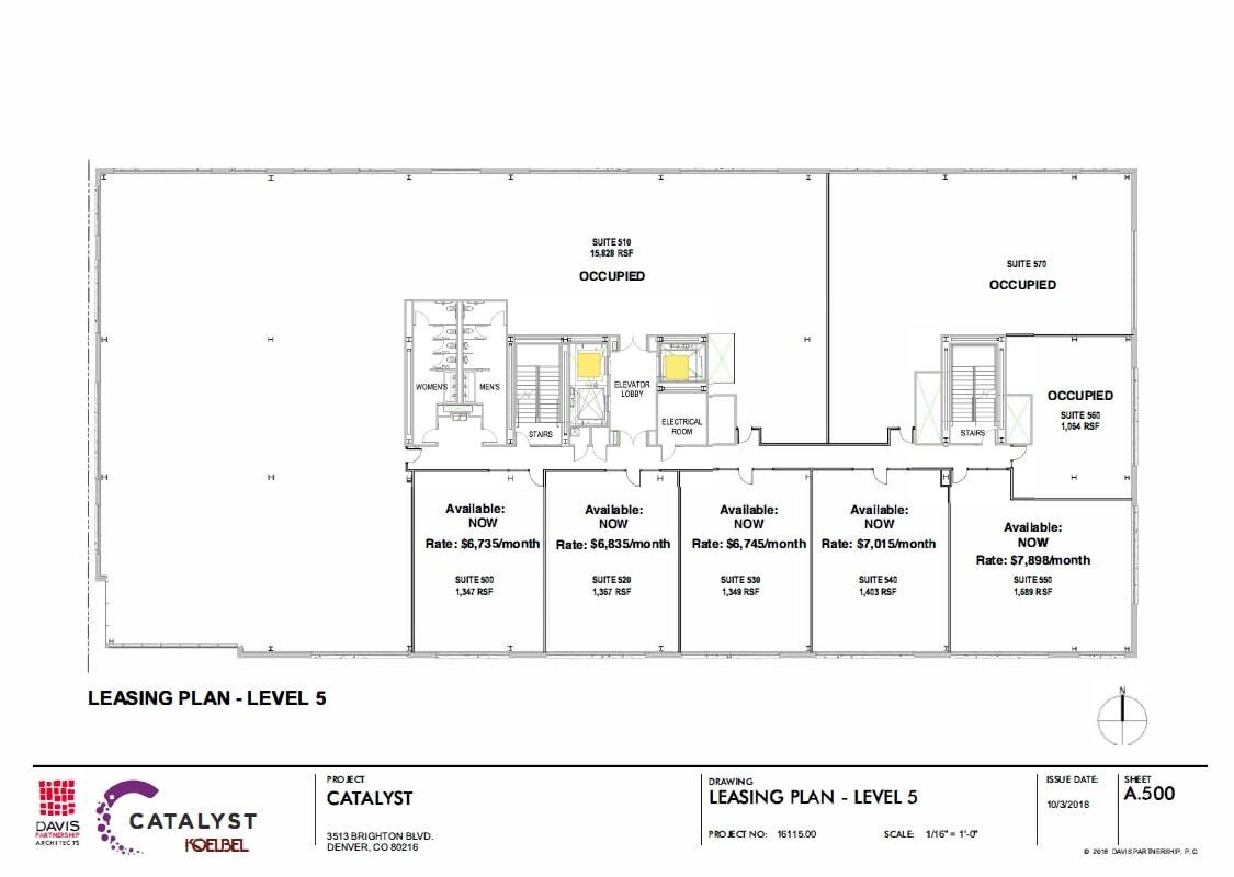 3513 Brighton Blvd, Denver, CO for lease Floor Plan- Image 1 of 2