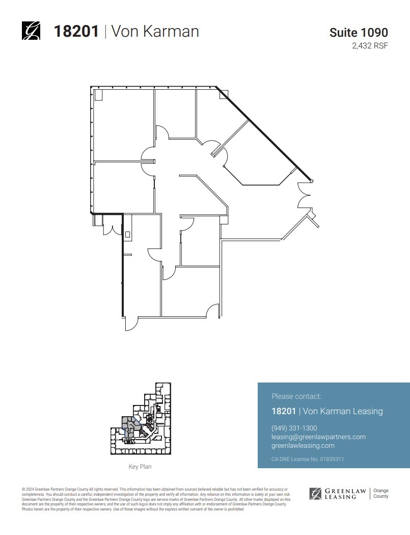 18301 Von Karman Ave, Irvine, CA for lease Floor Plan- Image 1 of 1