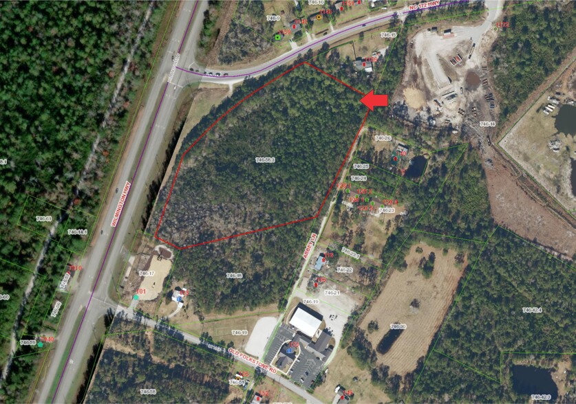 US 17 & NC 172 Wilmington Hwy, Holly Ridge, NC for sale - Primary Photo - Image 1 of 8